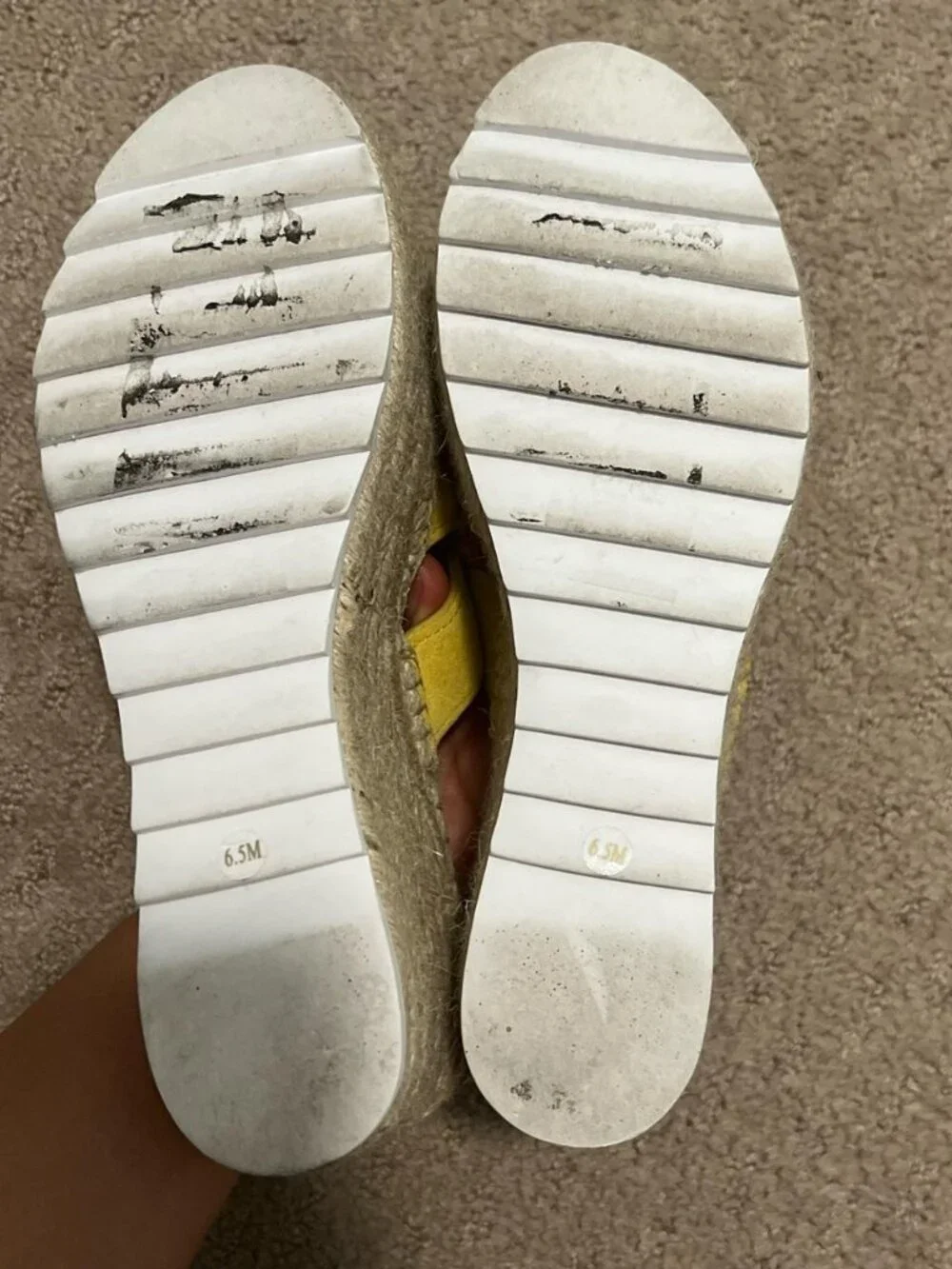 Marc Fisher Women's Yellow Wedges